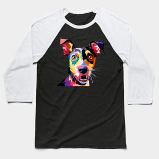 Rat Terrier Pop Art - Dog Lover Gifts Baseball T-Shirt